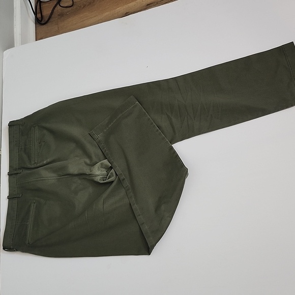 J. Crew Stretch Pants in Olive - Picture 8 of 9